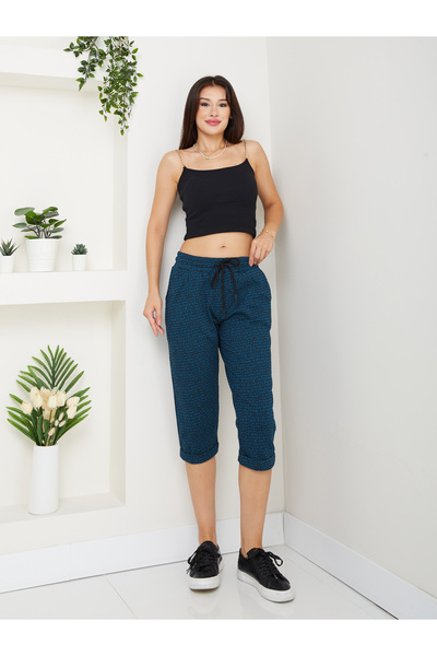 Banadamoda Kadın Desenli Kapri