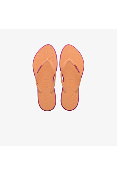Havaianas Papuci portocalii pentru femei Slim Point