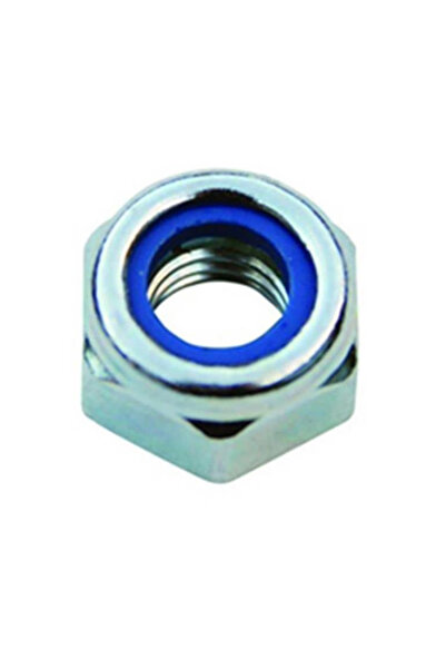 Norm Fiberli Somun DIN 985 6 Kalite İnce Diş - 100 ADET - Diş;1,Çap;M10