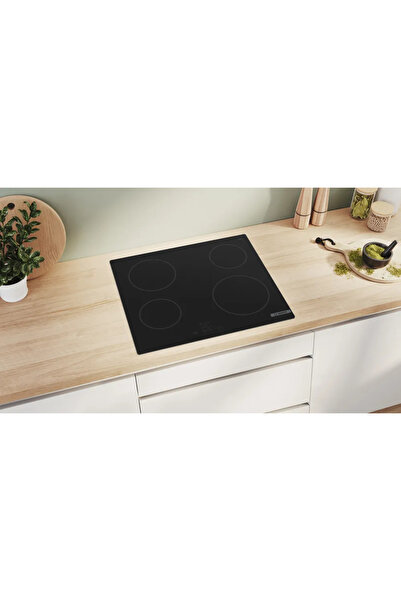 Bosch Plită | PKE61RBA2E | Electrică | Număr de arzătoare/zone de gătit: 4 | Tactil | Temporizator