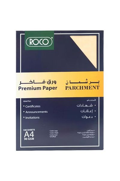 Roco Pack Of 100 Parchment Paper