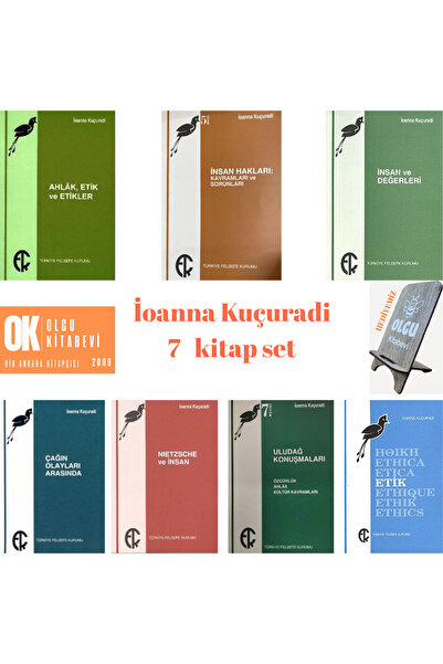 Türkiye Felsefe Kurumu Uludağ Konuşmaları - Ahlak Etik ve Etikler - Çağın Olayları Arasında / 7 kitap set - İoanna Kuçuradi