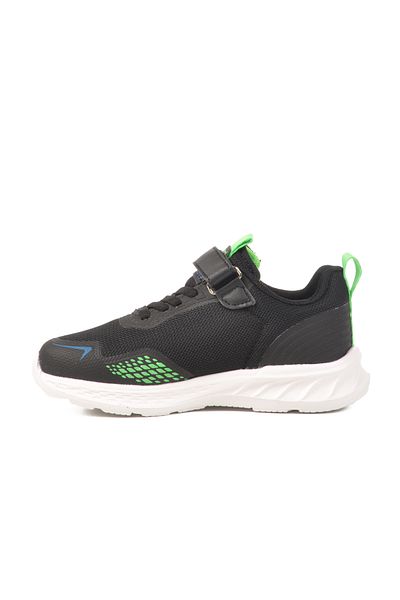 AYK'S Black Velcro Mesh Lightweight Boys' Sports Shoes Rams F