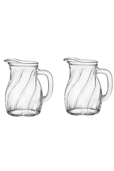 Bormioli Rocco Set 2 carafe BORMIOLI BISTROT TWIST, 250ml, D10,2xH11,7cm (1.46143)