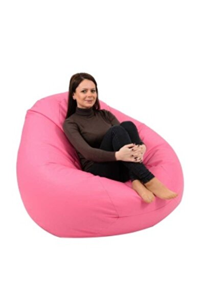 Pufrelax Fotoliu Nirvana Gigant Fotoliu Beanbag - Piele - Roz