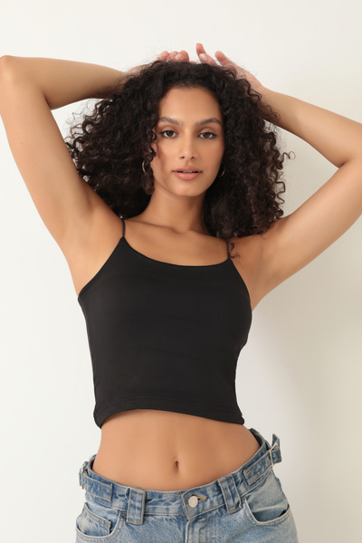 Shopynar Crop Bustier with Rope Strap