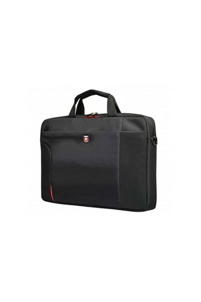 PORT DESIGNS | Houston | Pasuje do rozmiaru 15,6 " | Messenger - Briefcase | Czarny | Pasek na ramię