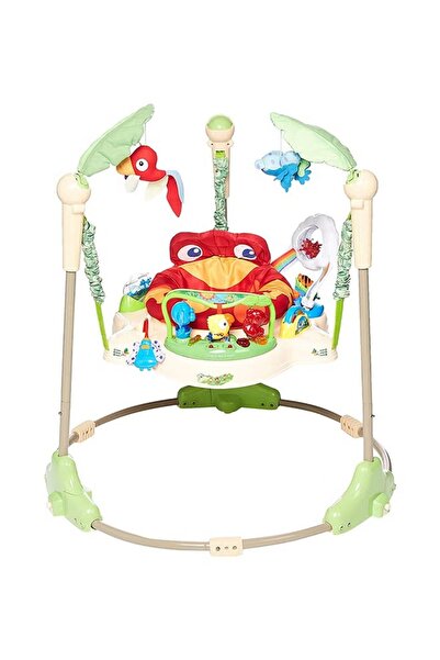 rexa كرسي هزاز للأطفال من جمبارو رينفورست - 30×25×15 سم - مع موسيقى وأضواء