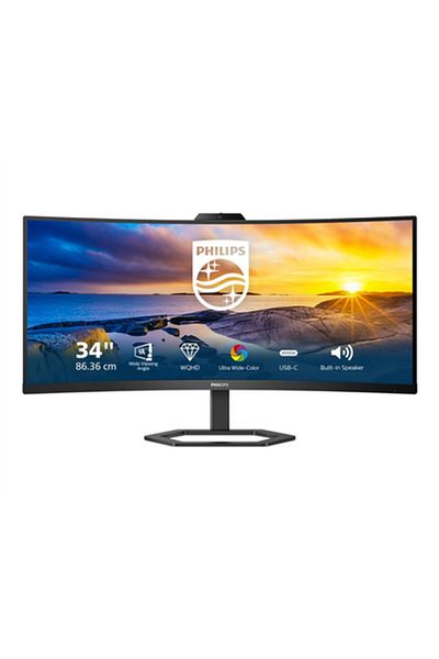 Philips | 34E1C5600HE/00 | 34 cala | VA | 3440 x 1440 pikseli | 21:9 | 4 ms | 300 cd/m² | Czarny
