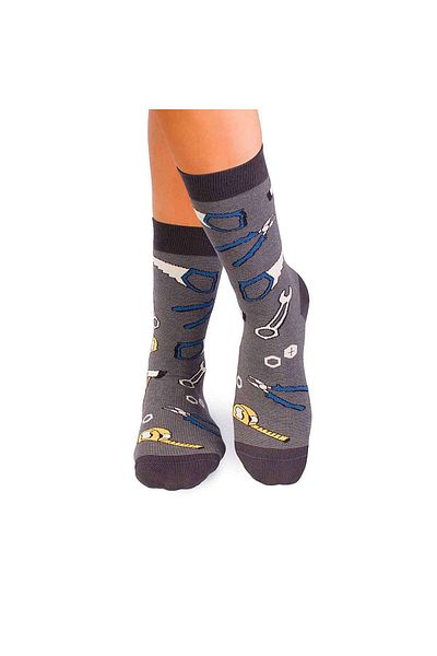 Pirin Hill Fine Cotton Dorel Plumber Socks Grey
