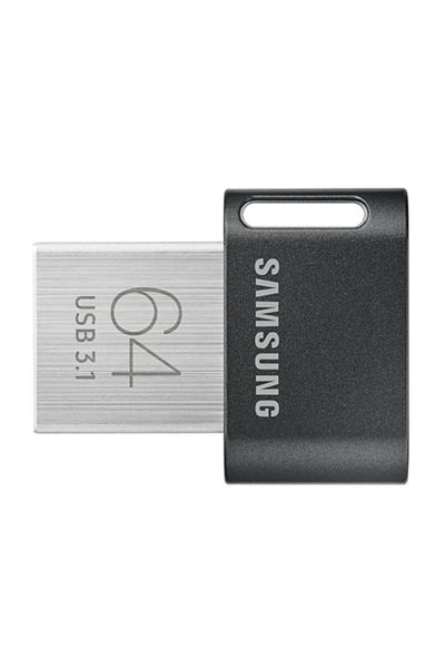 Compatibil Samsung Samsung | FIT Plus | MUF-64AB/APC | 64 GB | USB 3.1 | Czarny/Srebrny