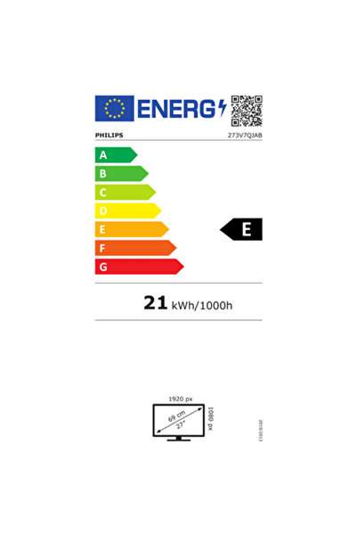 Philips Monitor V-line 27" IPS, Full HD, HDMI