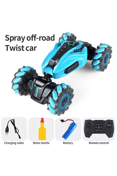 Choice A Single Control 4WD 1:16 Stunt RC Car With LED Light Gesture Induction Deformation Twist Climbing R