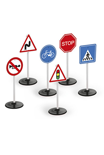 Cici Oyuncak Çocuk Eğitici Öğretici Okul Anaokulu Yol İşaretleri Trafik Levha...