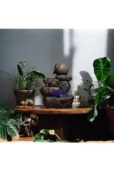 OEM Fantana decorativa Zen de interior cu lumina ambientala: Calm si serenitate