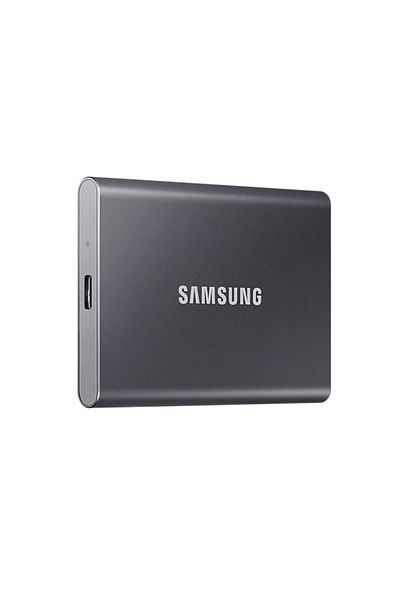 Compatibil Samsung Przenośny dysk SSD | T7 | 4000 GB | USB 3.2 | Szary