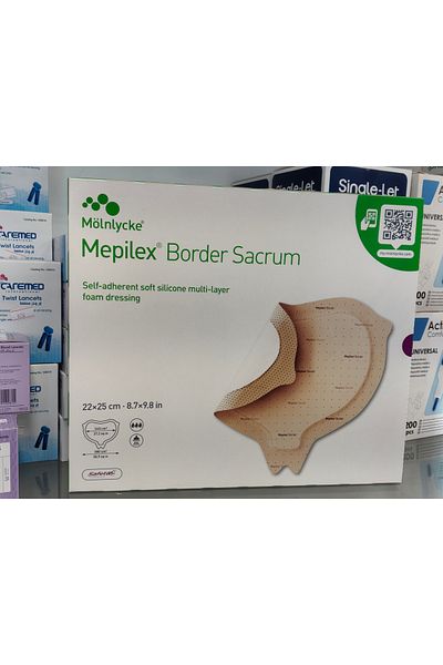 MÖLNLYCKE HEALTH CARE Mepilex plasters 22cm*25cm for difficult wounds and bedsores (box: five pieces)