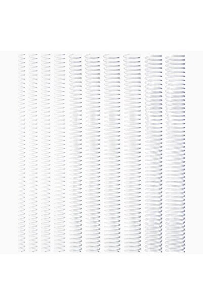bitiger Bigpoint Plastik Helezon Spiral 10 mm Şeffaf 100'lü (4:1)