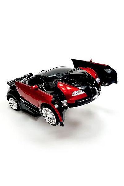 rexa Remote Control Transforming Robot Bugatti Car