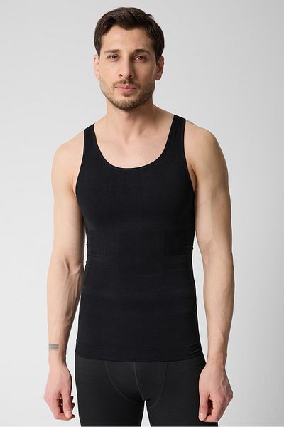Shopynar Men's Athlete Corset Waist Chest Belly Tightening Firming Seamless Corset That Helps Maintain Upright Posture