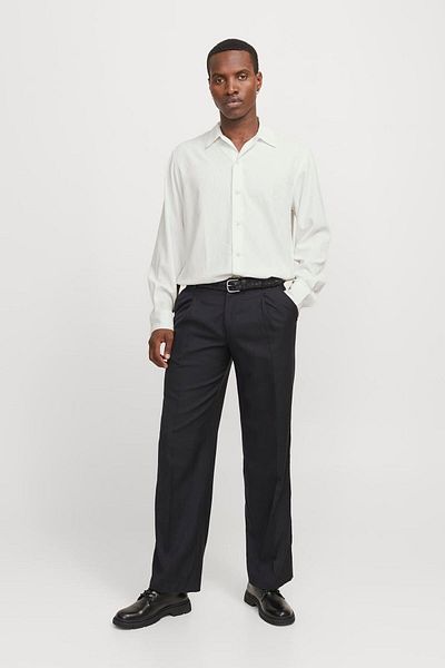 Jack & Jones Men's Long Sleeve Patterned Shirt - Blatrend