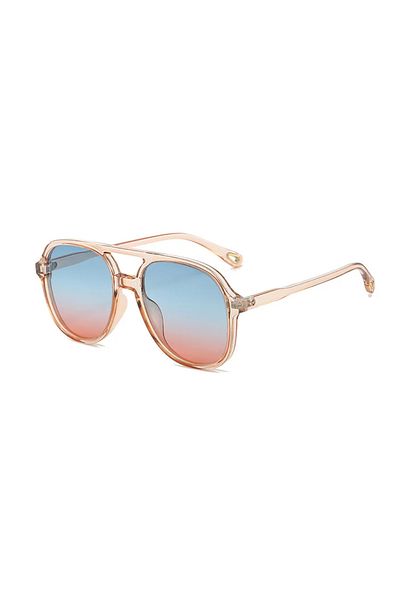 Toz Vintage Zoreya Colorful Glass Vintage & Retro Unisex Sunglasses