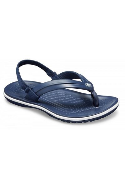 Crocs Kids' Crocband Strap Flip Flops Blue - Navy 23-24 EU - C7 US