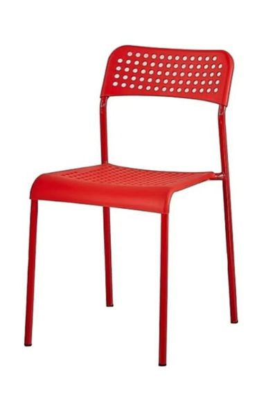 rexa Plastic chair with iron legs