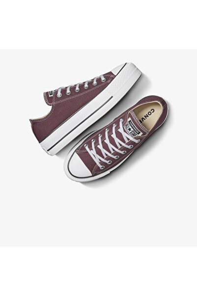 Converse Chuck Taylor All Star Lift Kadın Bordo Platform Sneaker