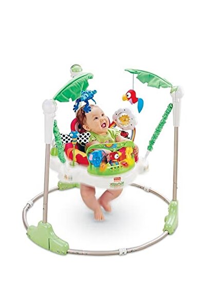 rexa مشاية قفز غابات مطيرة قابلة للتعديل مع مقعد - 93.98 × 81.28 × 81.28 سم -...