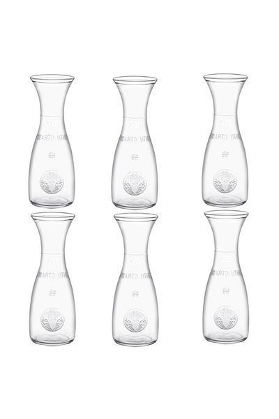 Bormioli Rocco Set 6 carafe BORMIOLI MISURA, 303ml, D6,9xH19cm (1.84159)