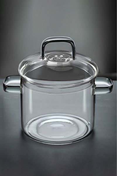 Karaca Borglas Beere Series Glass Deep Pot 18 cm