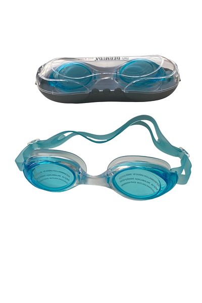 MUBX Pool Sea Swimming Goggles Uv-Proof Flexible Nose Swimming Goggles with Box