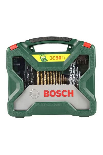 Bosch 50-Piece Drill And Screwdriver Bit Set Silver/Black/Gold 25.5x23x1.3cm