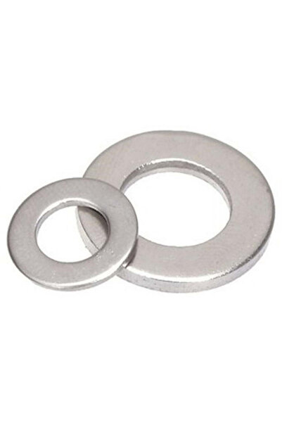 Norm İnç Düz Pul DIN 125 Galvanizli (İnç Ölçüler) - 100 ADET - Çap;M7/16