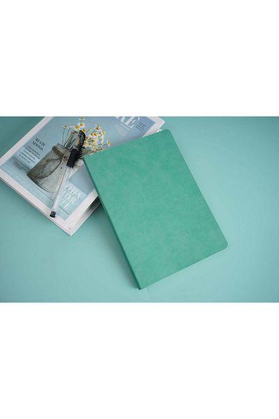 Midi Simple pure color car line notebook/green