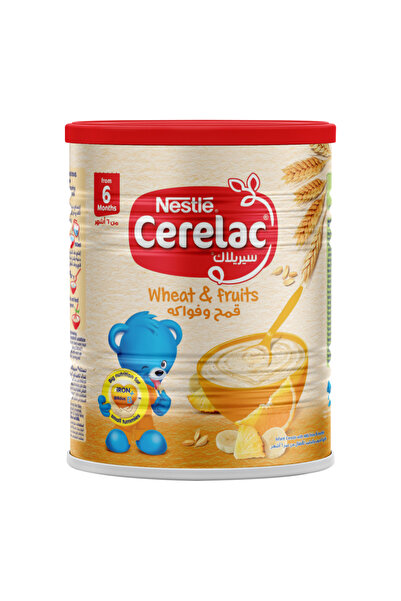 Cerelac حبوب نستله للأطفال بالقمح والفواكه، من عمر 6 أشهر، 1 كجم
