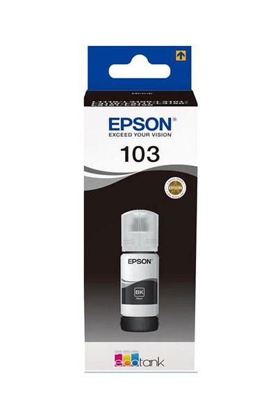 DEEPSON Oryginalny Tusz w butelce Black Epson 103 (T00S1, C13T00S14A)