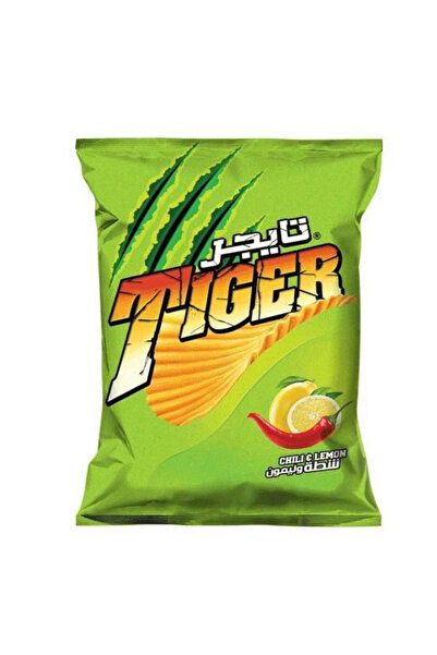 Tiger رقائق البطاطس بنكهة الفلفل الحار والليمون، 45 غرام