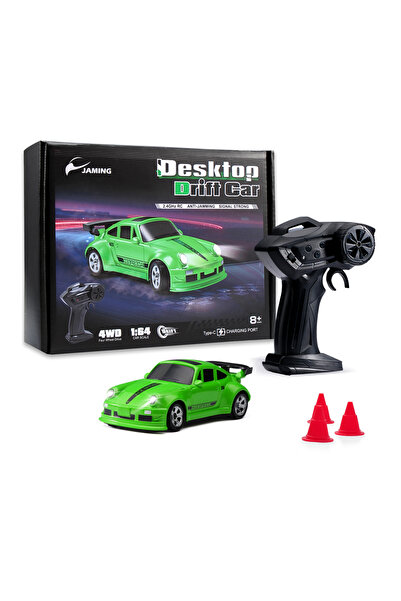 Choice سيارة سباق KF20 1:64 RC Drift خضراء عالية السرعة 2.4G سيارة رباعية الع...