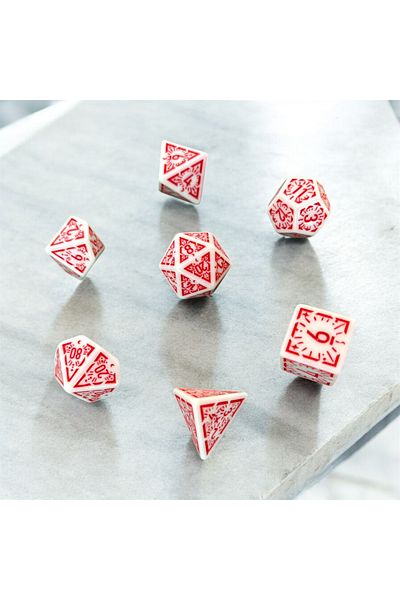 Le Majeur Dnd Frp Dice Set Set of 7 Dnd Dice Dungeons and Dragons Tabletop Game Dice Pink White Pouch Gift