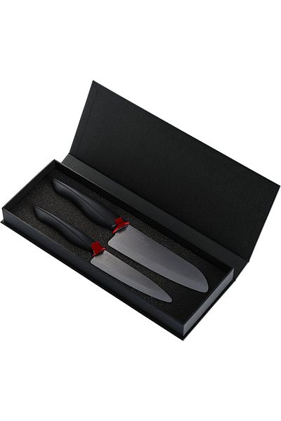 KYOCERA Shin Black Ceramic Knife Set 2pcs