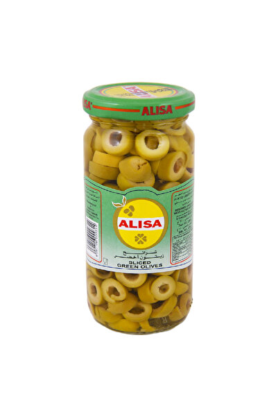 alisa زيتون أخضر مقطع، 120 غرام