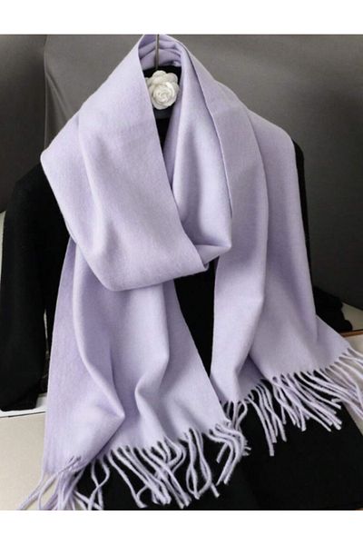 saratremo Eșarfă tip șal moale și confortabilă – 30x180 cm, cașmir, culoare uni