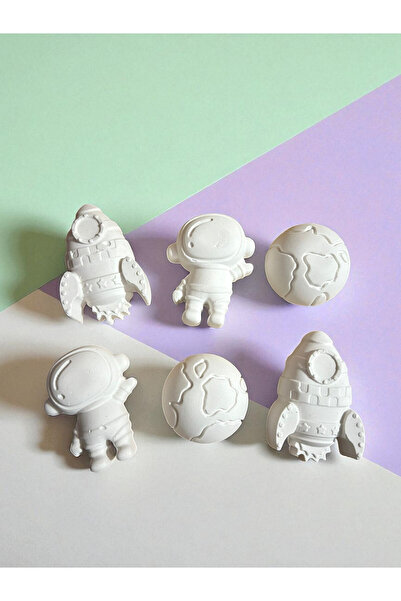 Oyunla Sanat Uzay Çocuk Aktivite Seti Taş Boyama Kendin Yap Seti