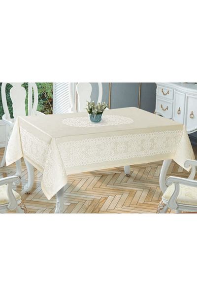 Tropikhome Tropik Home tablecloth - Princely Pano, 150x220cm ecru