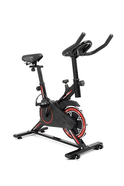 EGG Luxury home spinning bike with LCD, adjustable seat/armrest, phone holder & silent ride.