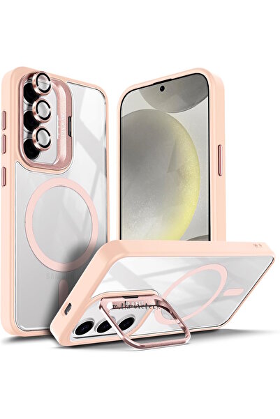 m.tk moveteck Samsung Galaxy S25 Plus Kılıf Standlı Mika Magsafe Hassas Buton...