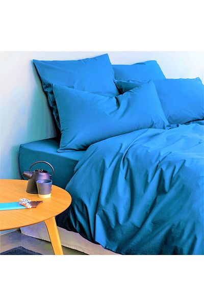 Kotonia Home Set of 2 Kotonia Home Hotel pillowcases, 100% cotton, Olandina color, size 50x70 cm, turquoise