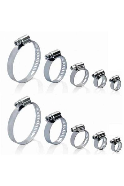 ÇEÇEN HOME Hose Clamp Set 10 Pack, 5 Different Sizes